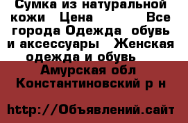 Сумка из натуральной кожи › Цена ­ 2 900 - Все города Одежда, обувь и аксессуары » Женская одежда и обувь   . Амурская обл.,Константиновский р-н